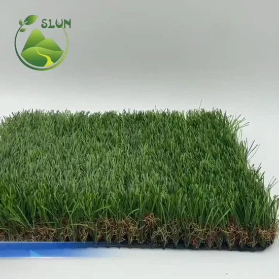 Landscape Turf Grass 20mm Monofilament PE Yarn 12600density