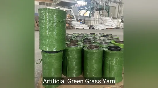 Landscape Turf Grass 20mm Monofilament PE Yarn 12600density